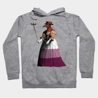 Lesbian lady plague doctor (antique) Hoodie